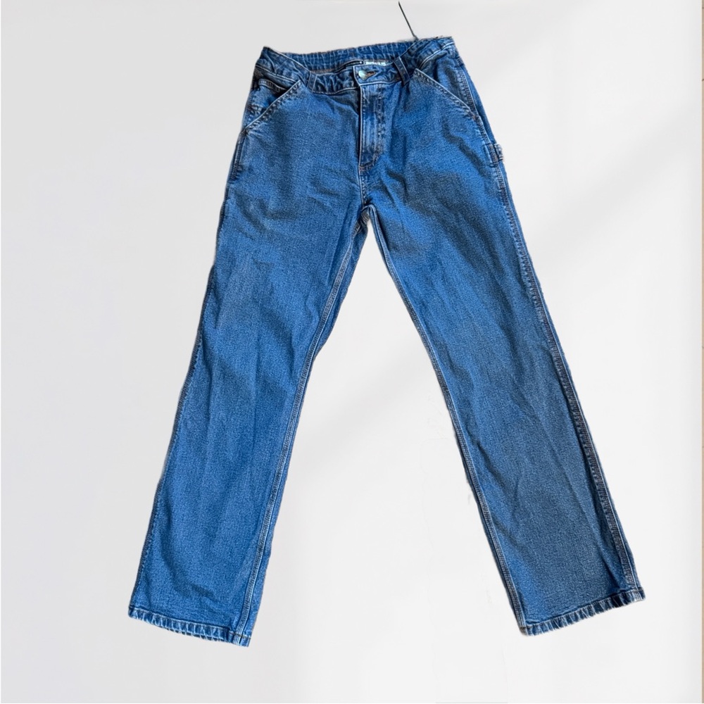 Boys’ Carhartt Blue Jeans Size 14 With Adjustable Elastic Belt